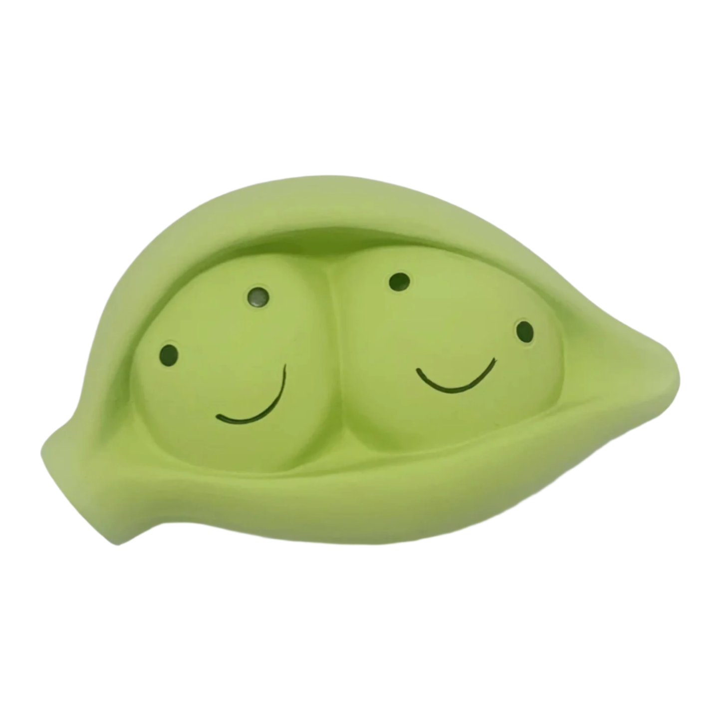 VeggiZoo Smiling Peapod Latex Dog Toy