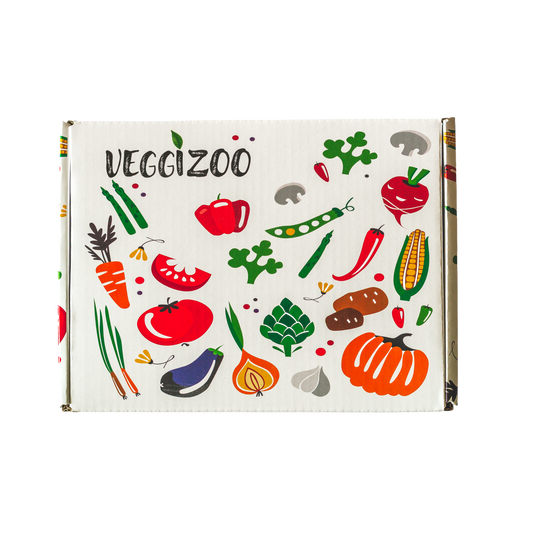 The Veggizoo  Dog Toy Garden Box (5 Toys)